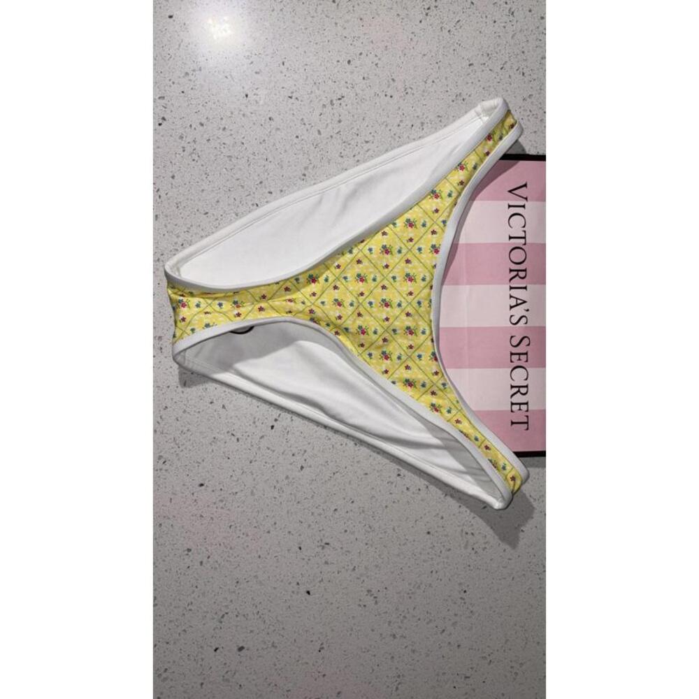 NWT Victoria’s Secret PINK by Frankies Bikinis Golden Hour Bikini Bottom Size M